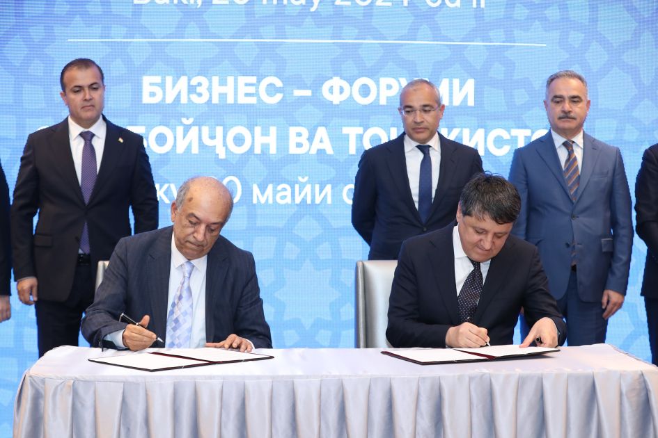 Azerbaijani, Tajik Companies sign eight cooperation agreements