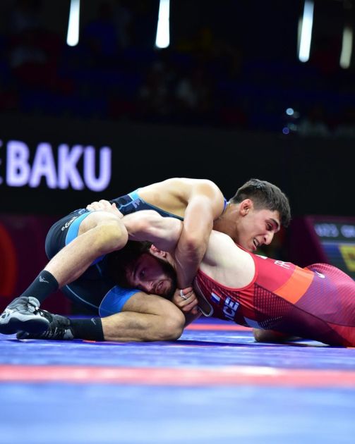 Azerbaijani wrestlers take 2 gold, 2 bronze on second day of European Championship [PHOTOS]
