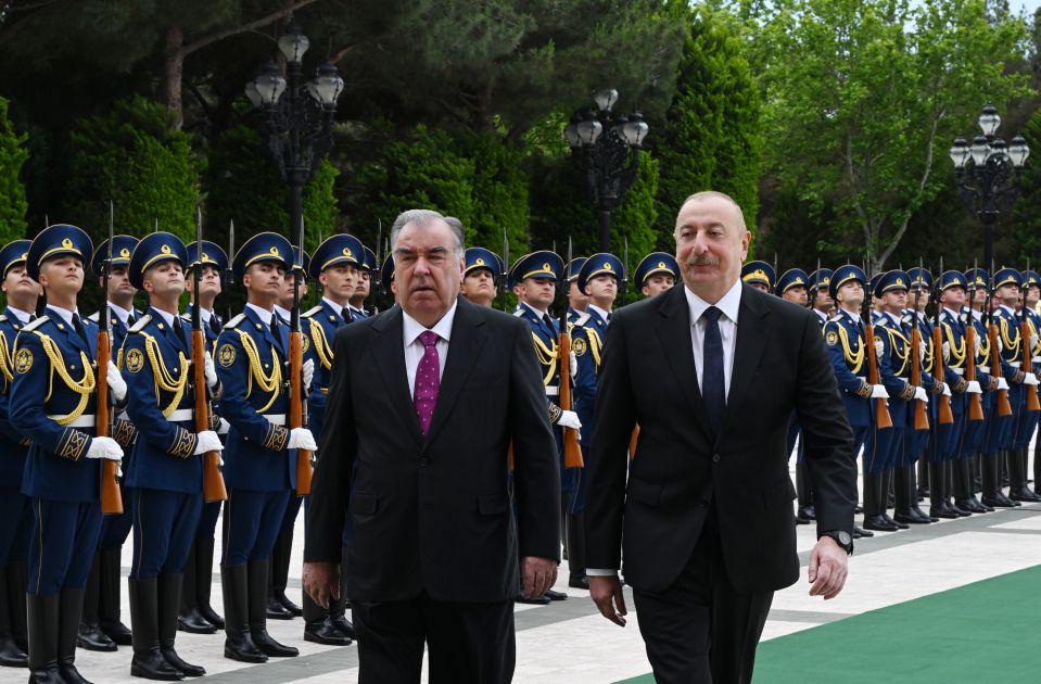 Official welcome ceremony was held for President of Tajikistan Emomali Rahmon [PHOTOS/VIDEO]