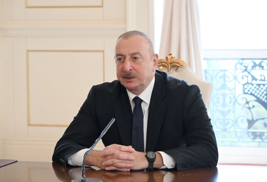 President Ilham Aliyev underlines prominence of Trans-Caspian transport corridor in European and Central Asian regions