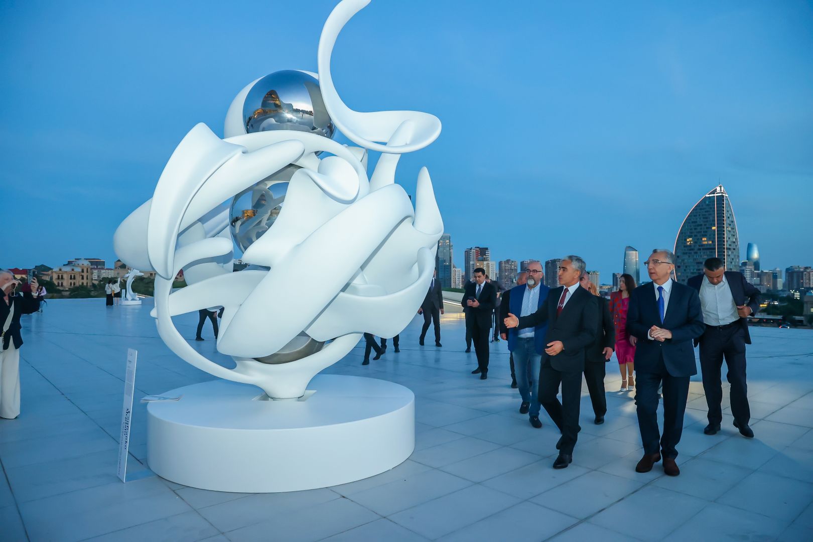 Exhibition "Lines of the Invisible" opened at Heydar Aliyev Center [PHOTOS/VIDEO]