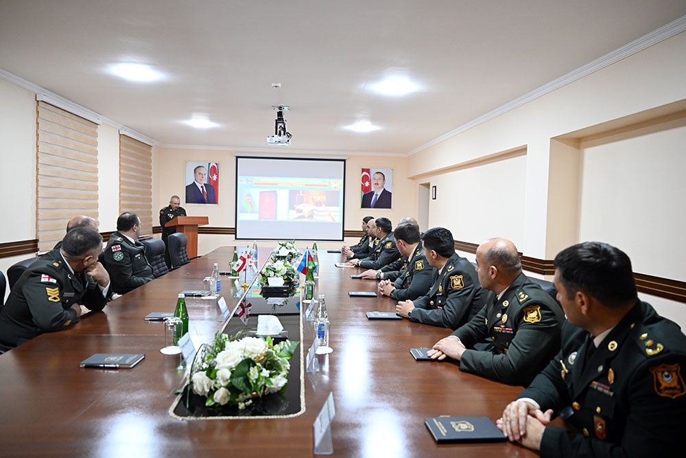 Delegation of Georgian Military Police Department pays visit to Azerbaijan [PHOTOS]