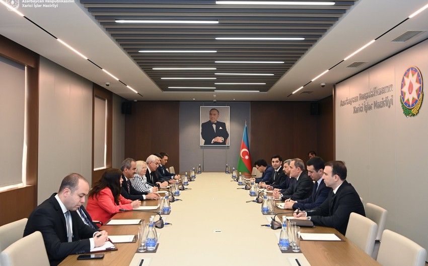 Azerbaijan's Jeyhun Bayramov holds talks with chairperson of Turkish parliament commission