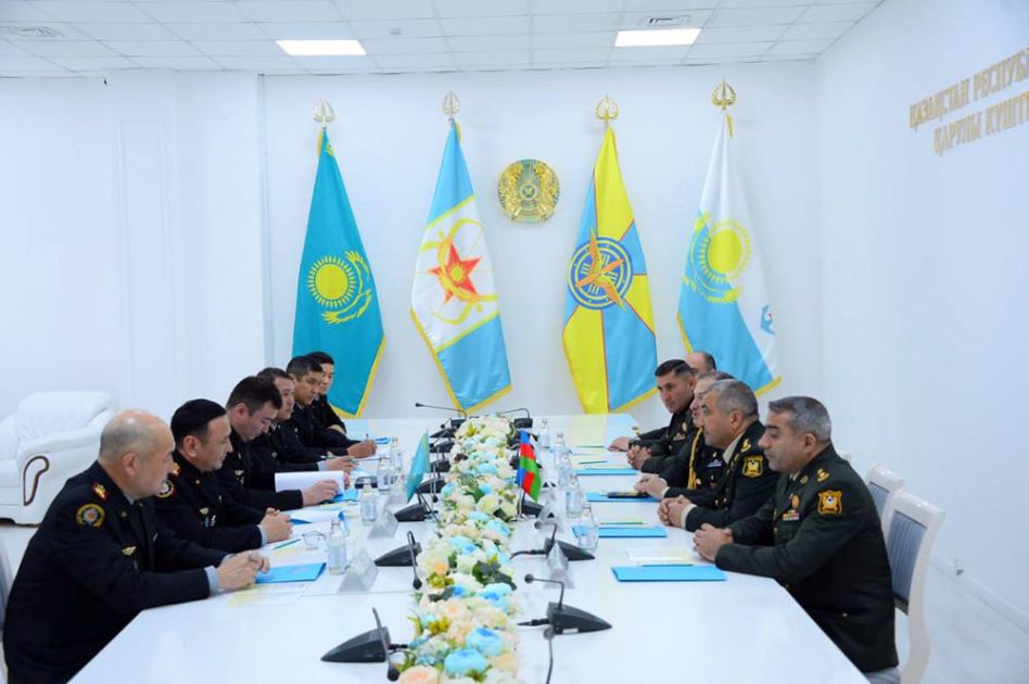 Delegation from Azerbaijan’s Defense Ministry visits Kazakhstan