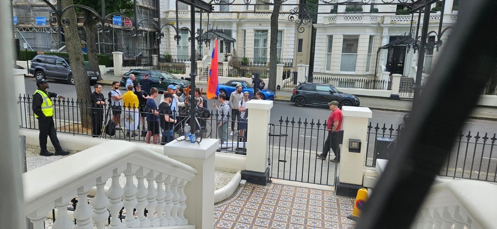 Tumults of anti-Islamists in front of Azerbaijani embassy in London: Armenian lobby behind case