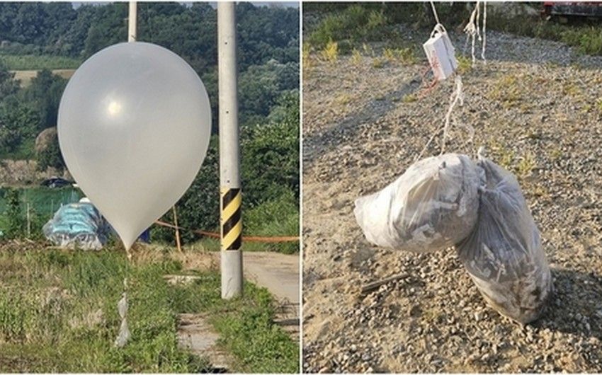 DPRK launches balloons with garbage and manure into territory of South Korea
