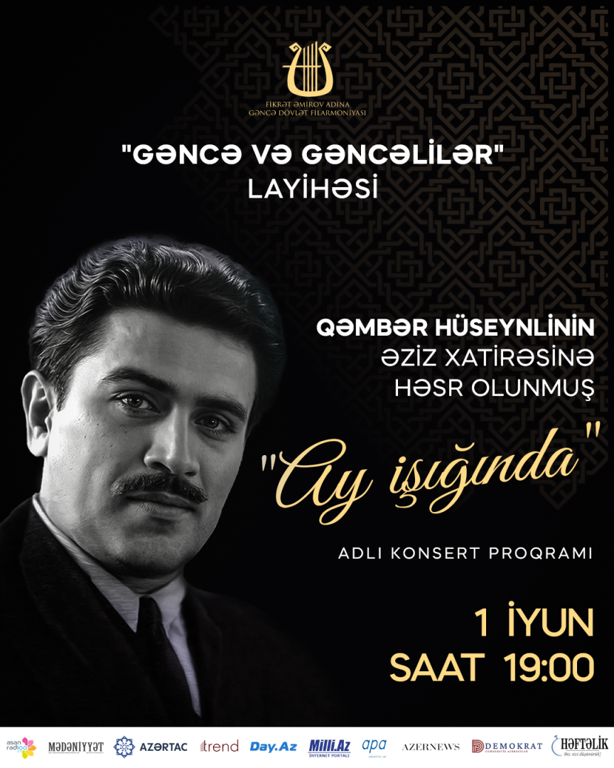 Ganja State to host concert dedicated to Honored Artist Gambar Huseynli