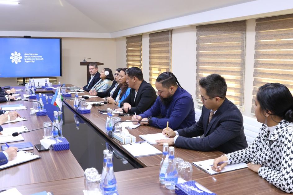 French Polynesia delegation visits Azerbaijan’s Media Development Agency [PHOTOS]