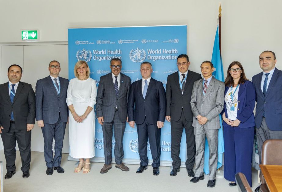 Azerbaijan's Minister of Health meets Director General of WHO