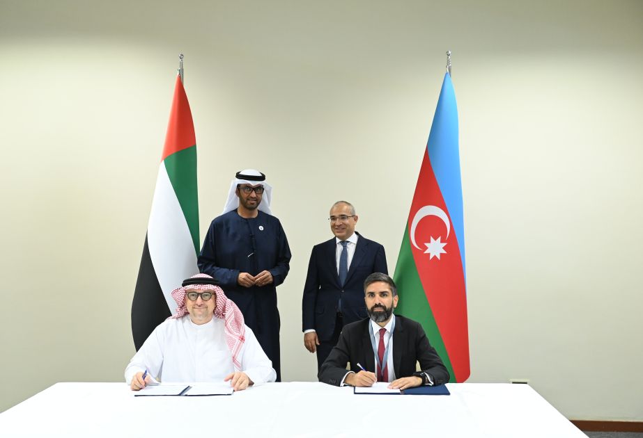 SOCAR and Masdar sign shareholders' agreement for three projects