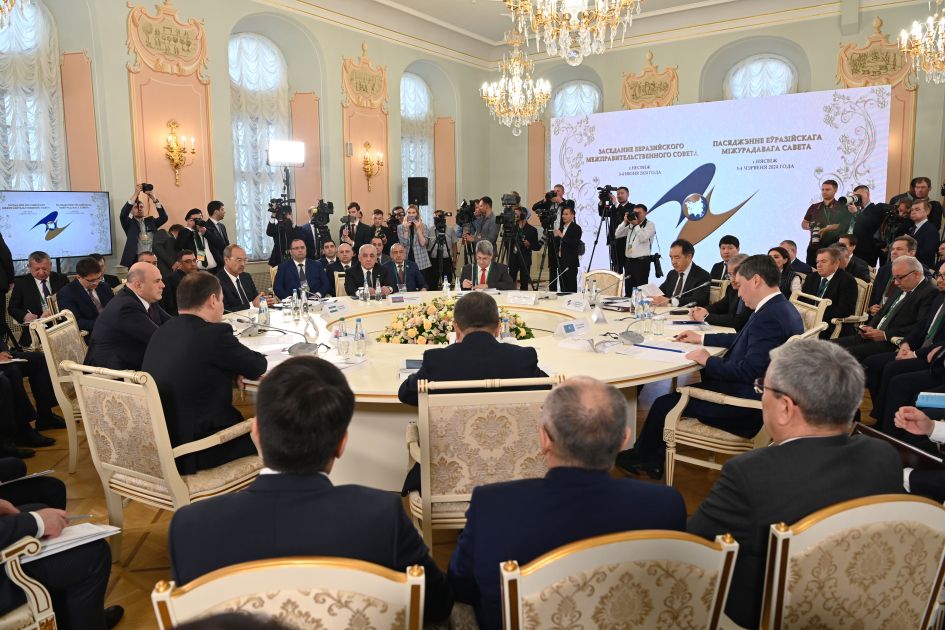 Azerbaijan’s Prime Minister attends Eurasian Intergovernmental Council’s meeting in Minsk