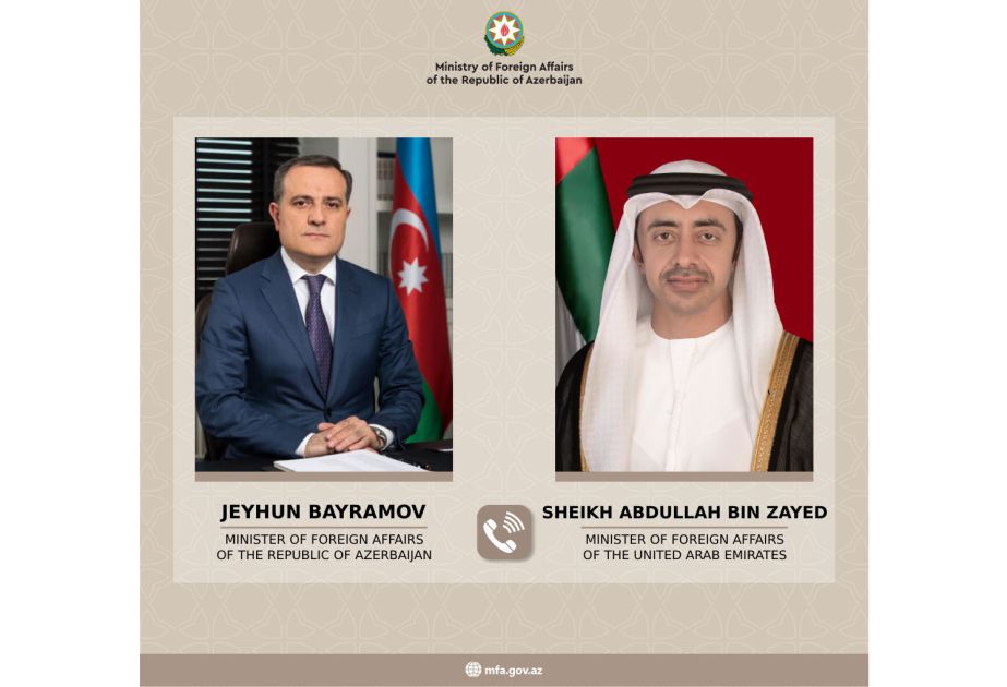Azerbaijani, UAE FMs discuss prospects of cooperation
