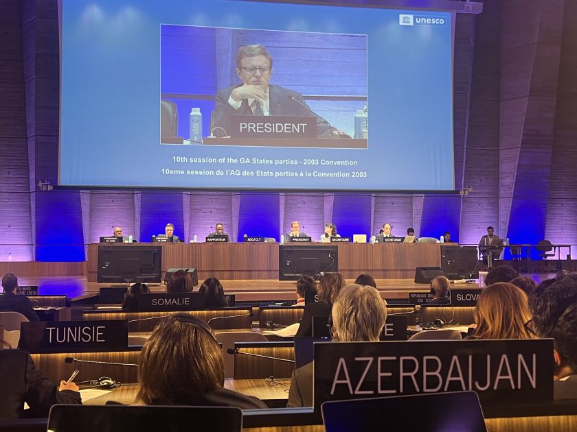Azerbaijan's statement announced at UNESCO session [PHOTOS]