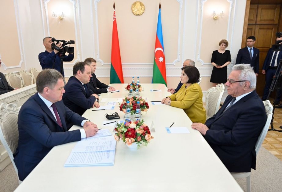 Speaker Gafarova meets with Belarusian PM