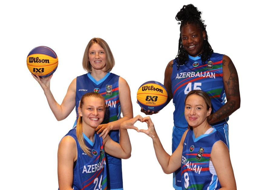 Azerbaijan 3x3 basketball team ready for action in FIBA Women’s Series Clermont-Ferrand Stop 2024