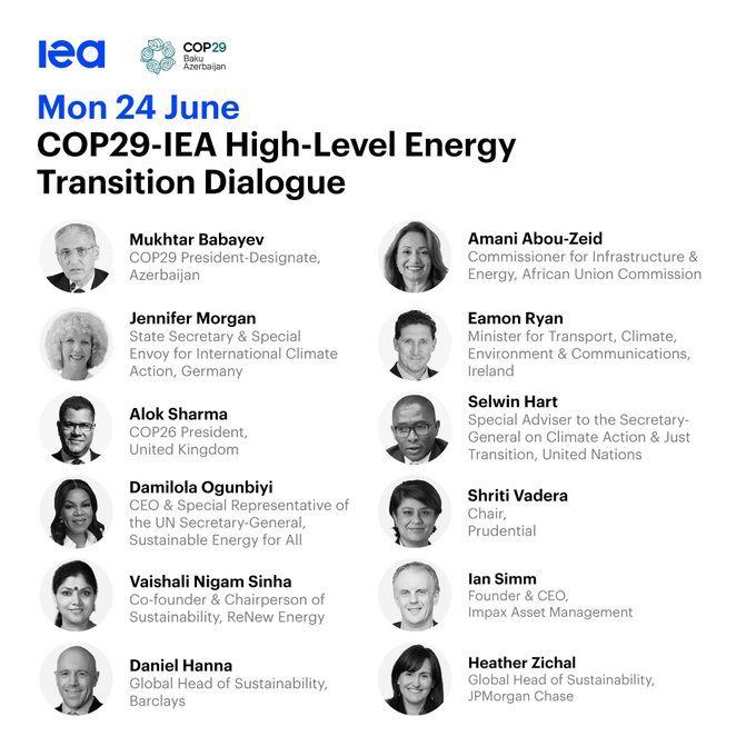 London to host second "IEA-COP29" High-Level Dialogue