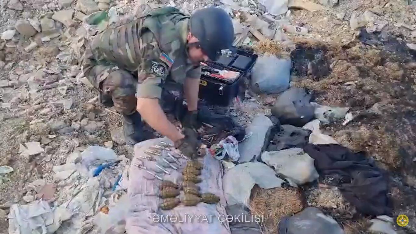 Ammunition found in settlements of Absheron peninsular [VIDEO]