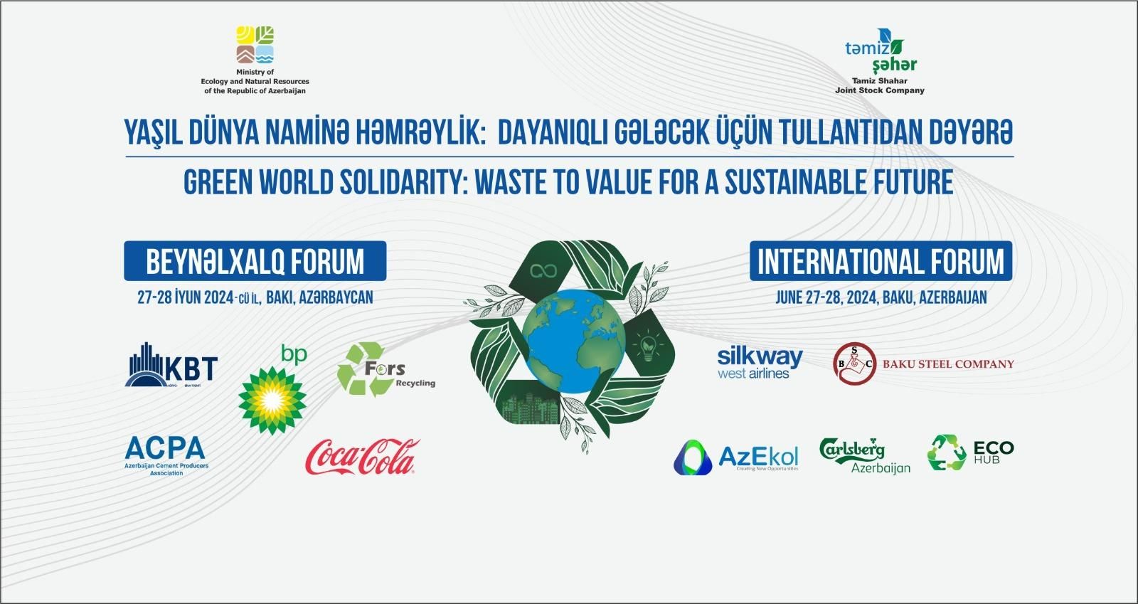 International Ecological Forum to take place in Baku