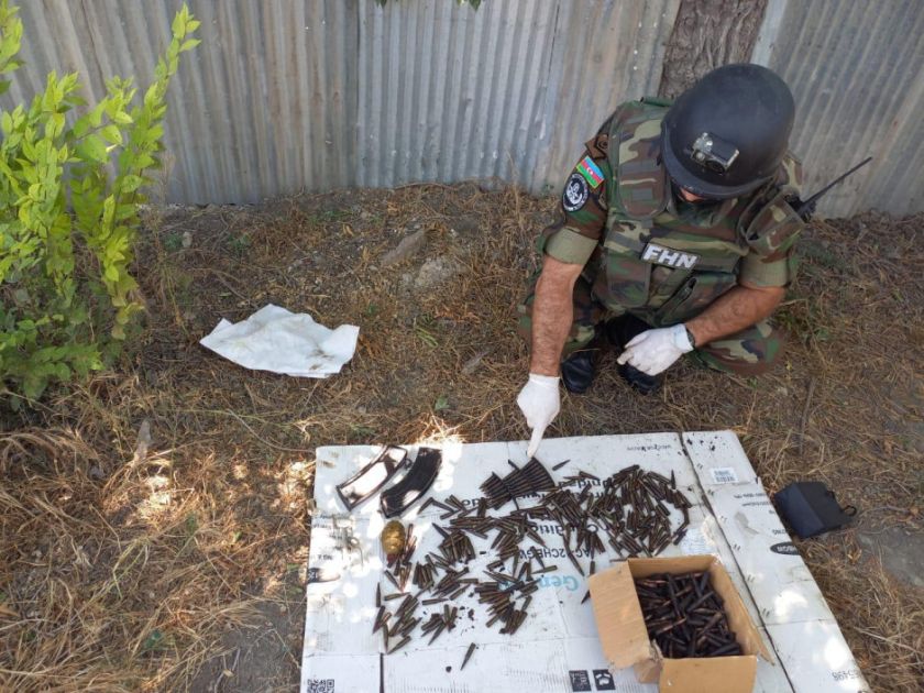 Military ammunition found in Baku [PHOTOS]