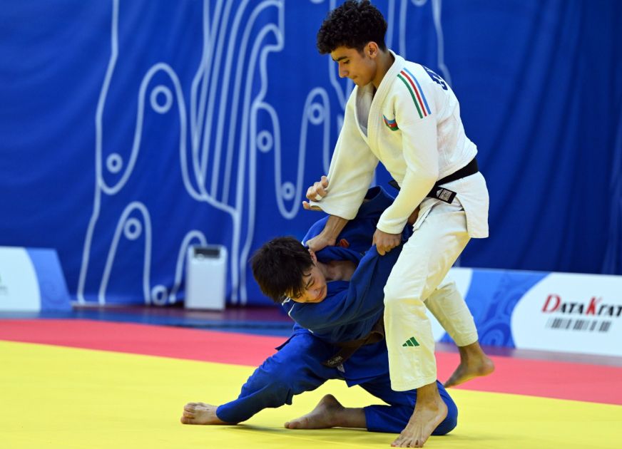 Azerbaijani judoka wins gold medal at Children of Asia Int'l Sports Games [PHOTOS]