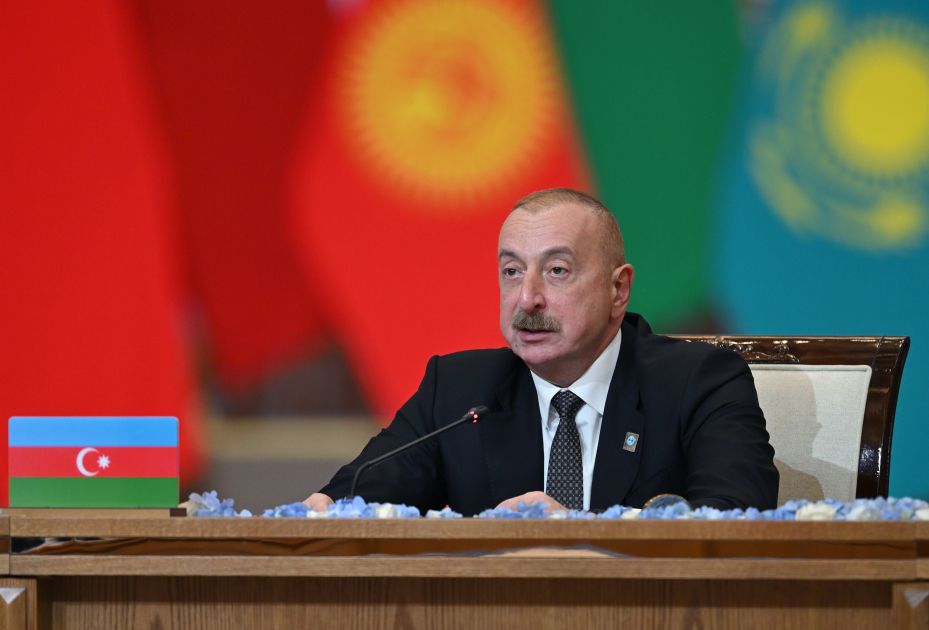 President Ilham Aliyev attending "SCO plus" meeting in Astana [PHOTOS/VIDEO]
