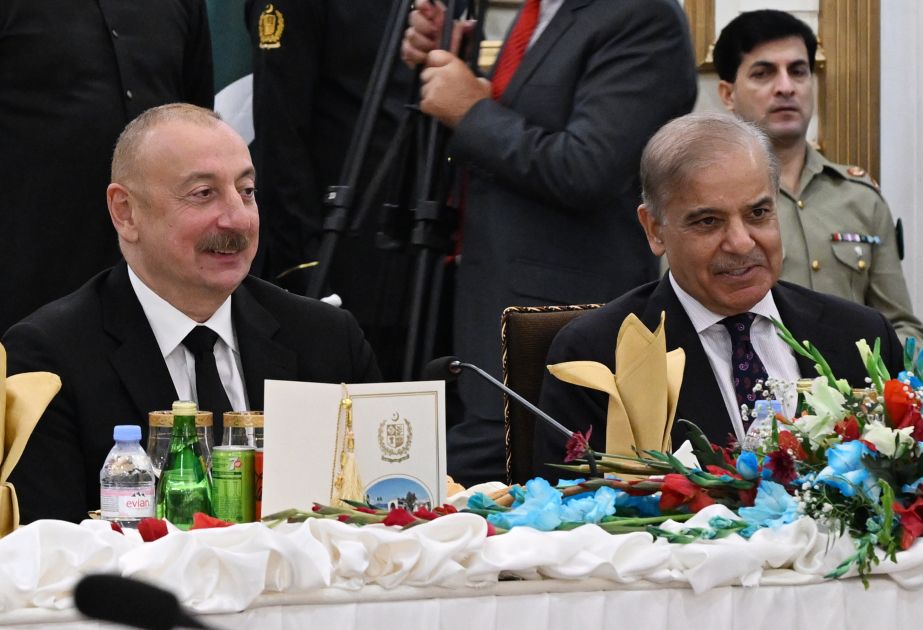 Official dinner hosted on behalf of Prime Minister Muhammad Shehbaz Sharif in honor of President Ilham Aliyev [VIDEO]