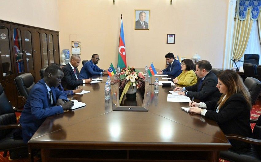 Speaker Gafarova discusses cooperation issues with Belarusian, Ethiopian counterparts