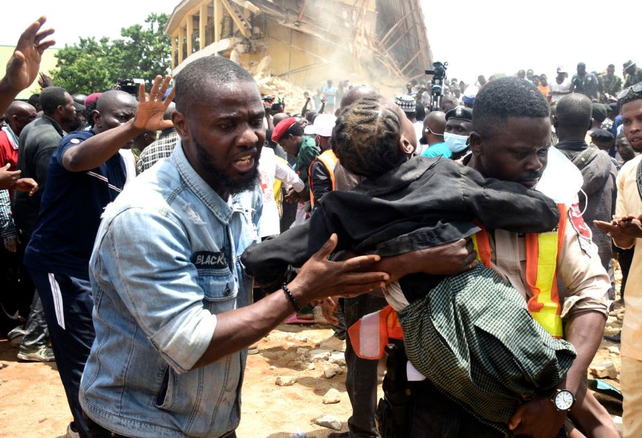 Collapse of school in northern Nigeria leaves 22 students dead, officials say