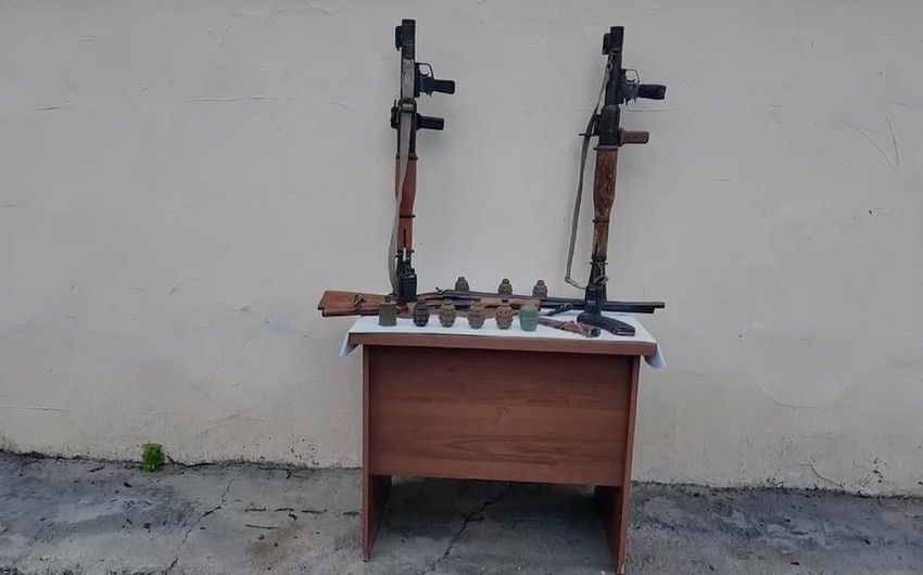 Weapons and ammunition discovered in librated territories