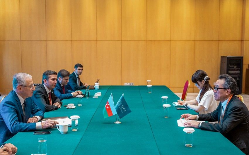 Mukhtar Babayev meets with Deputy Minister of Environment of Japan