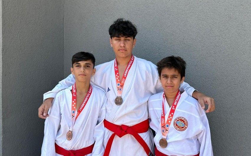 National karate team wins bronze at int'l tournament in Turkiye [PHOTOS]