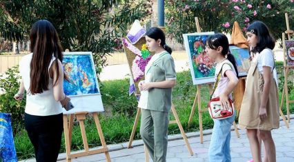 Art project in Shirvan calls for environmental protection [PHOTOS]