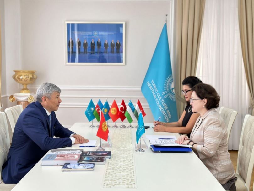 Newly-appointed Kyrgyz Ambassador to Azerbaijan visits Turkic Culture & Heritage Foundation [PHOTOS]