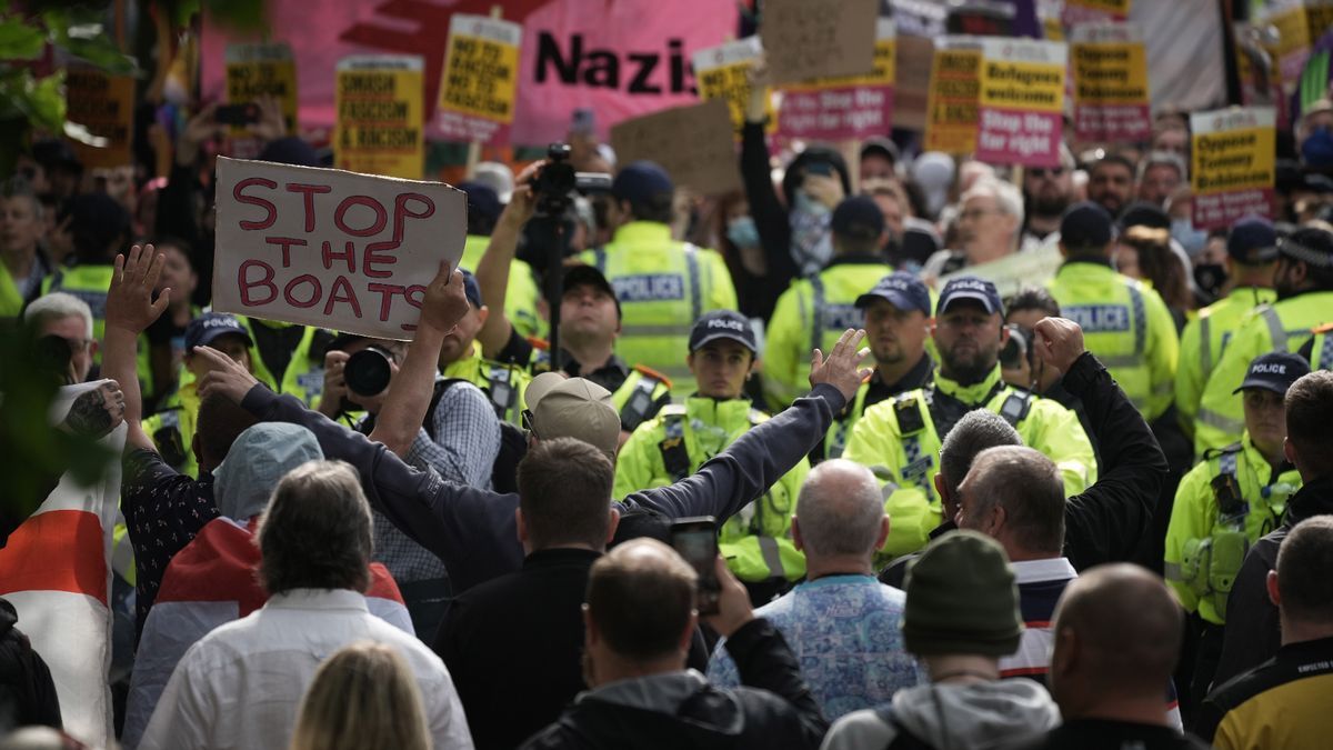 Police officers hospitalised as protests remain violent in UK