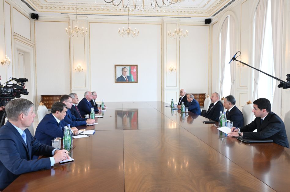 President Ilham Aliyev receives Secretary of Russian Federation Security Council [PHOTOS/VIDEO]