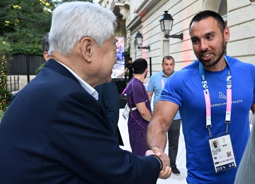 World Taekwondo President meets Azerbaijani Olympic team in Paris [PHOTOS]