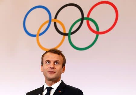 End of Summer Olympic Games or Macron's offbeat show