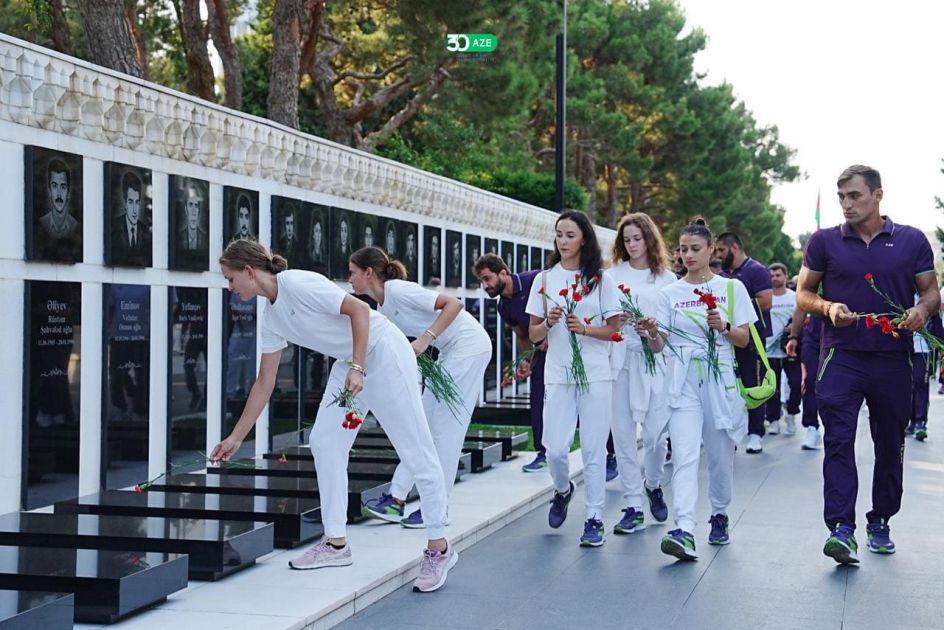 Team Azerbaijan at Paris 2024 pays tribute to National Leader Heydar Aliyev [PHOTOS]