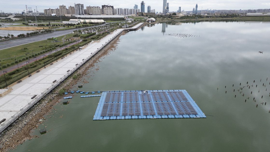 Azerbaijan airs floating solar panel project and its high hopes