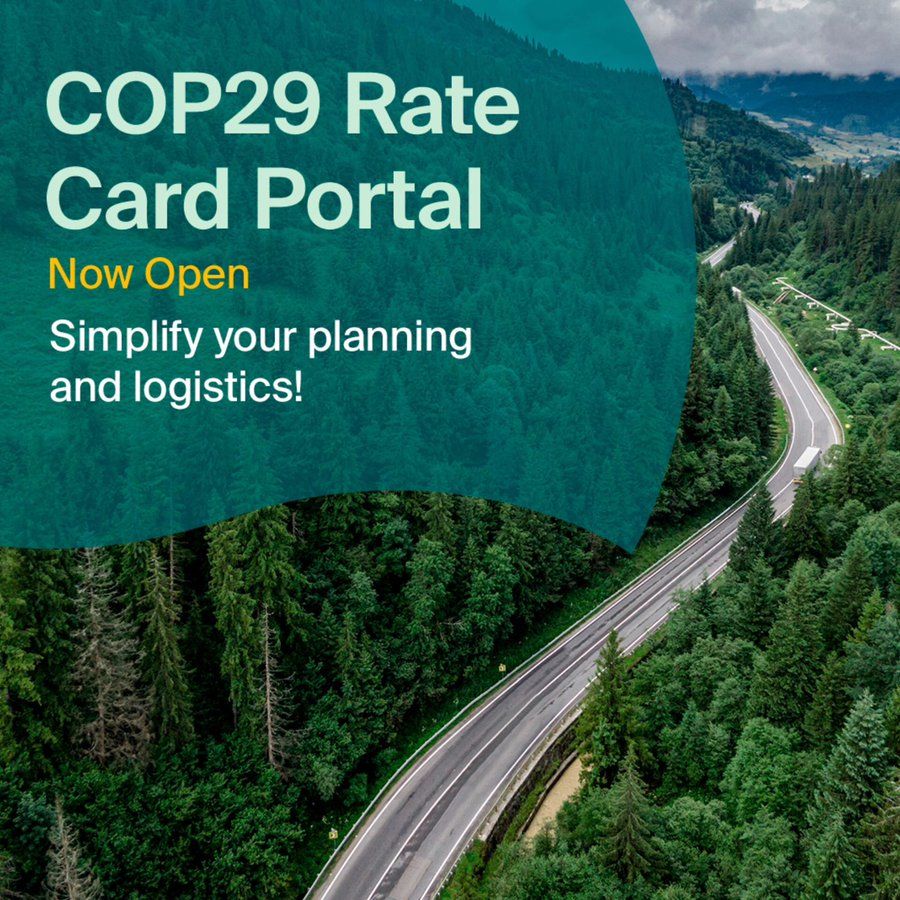 Tariff portal launched for delegations participating in COP29