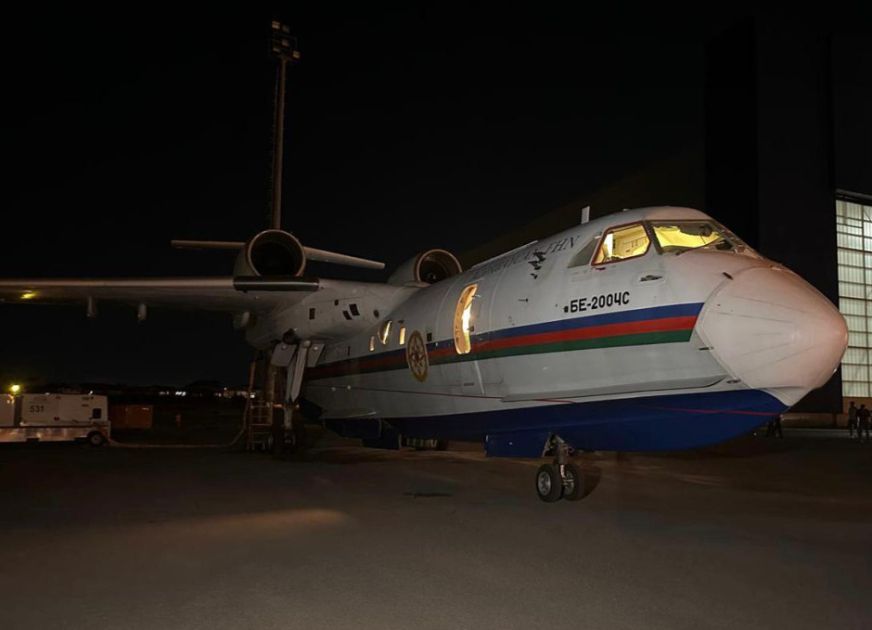 Azerbaijan's amphibious aircraft to start fighting fires in Turkiye