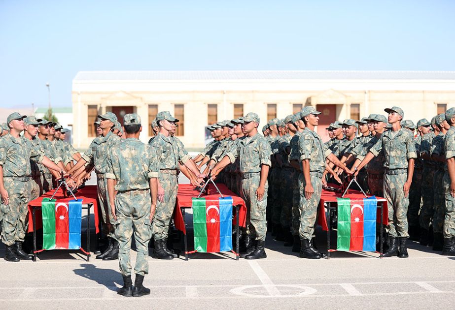 Swearing-in ceremonies held in the Azerbaijan Army [PHOTO]