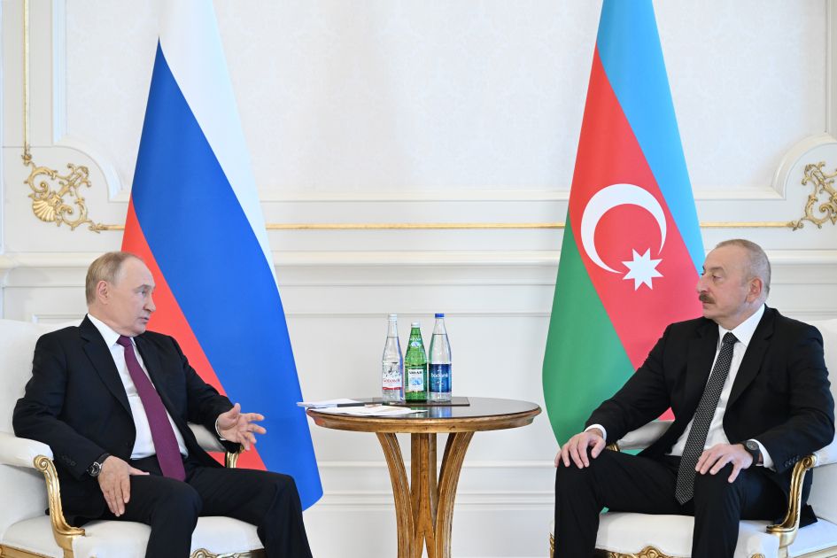 President Ilham Aliyev: Azerbaijan is very pleased with level of mutual cooperation with Russia