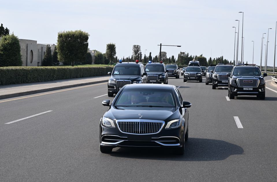 Azerbaijani and Russian Presidents visit Baku White City [PHOTOS/VIDEO]