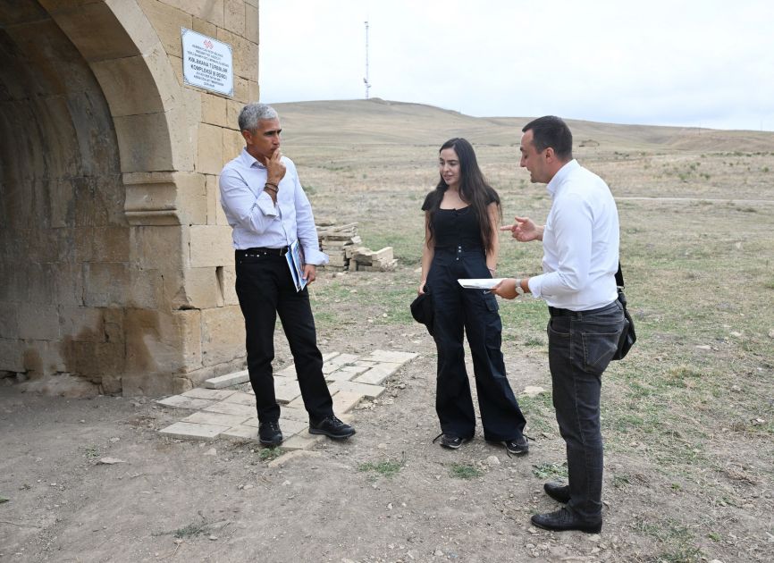 Leyla Aliyeva gets acquainted with works carried out in historical monuments in Shamakhi [PHOTOS]