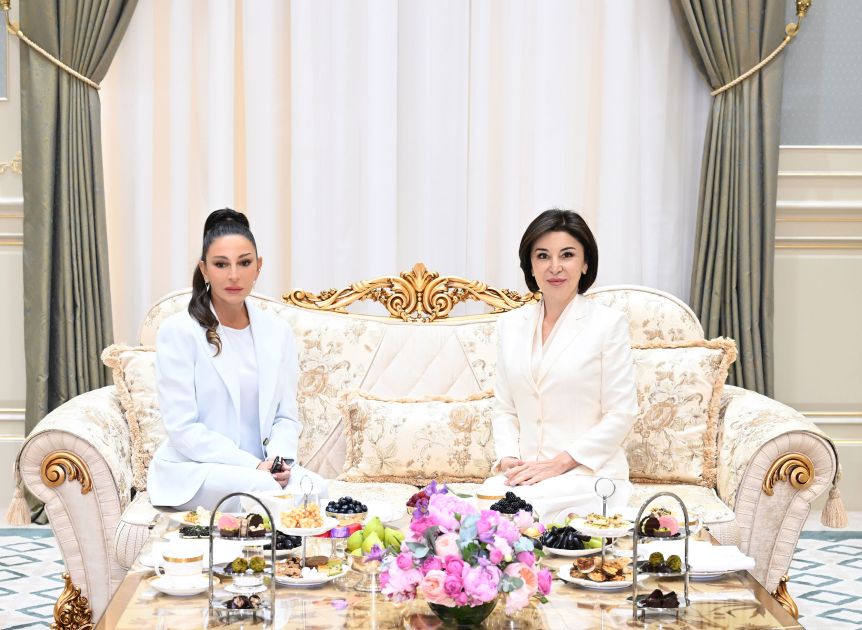 First ladies of Azerbaijan and Uzbekistan met in Tashkent [PHOTOS/VIDEO]