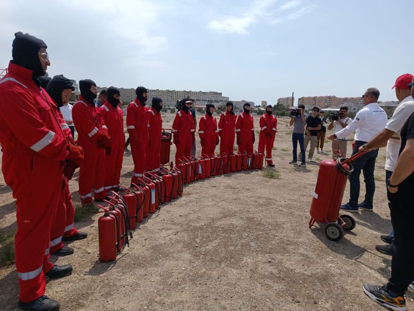 Ministry of Emergency Situations, Baku City Circuit conduct training sessions for marshals [PHOTOS]