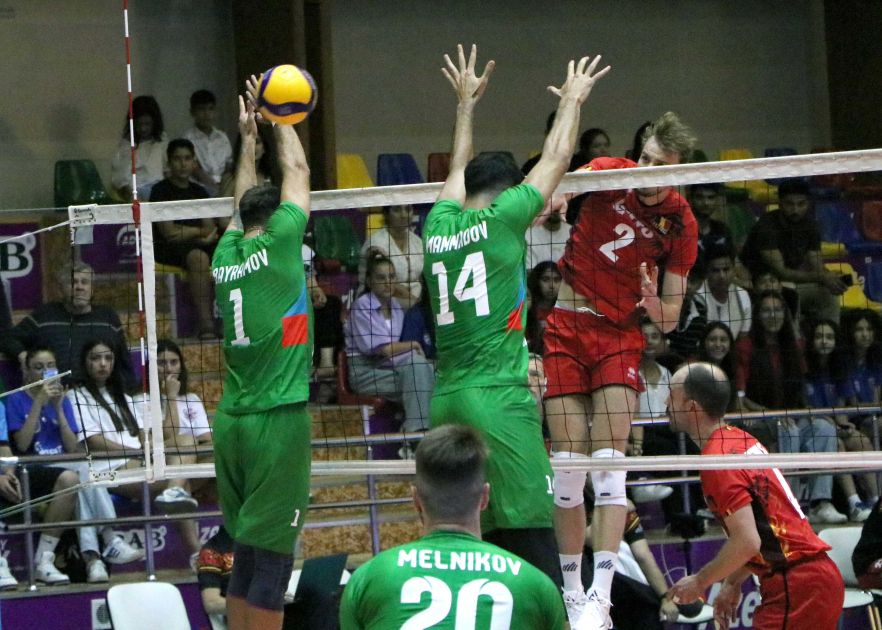 Men's volleyball team faces Belgium in European Championship's Qualifying Round [PHOTOS]