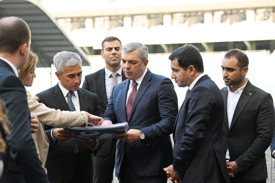 COP29 Organizing Committee head and members pay recce visit in Olympic Stadium [PHOTOS]