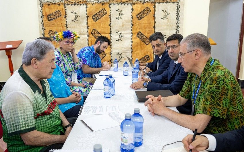 Azerbaijan’s COP29 President Mukhtar Babayev meets New Zealand Deputy PM